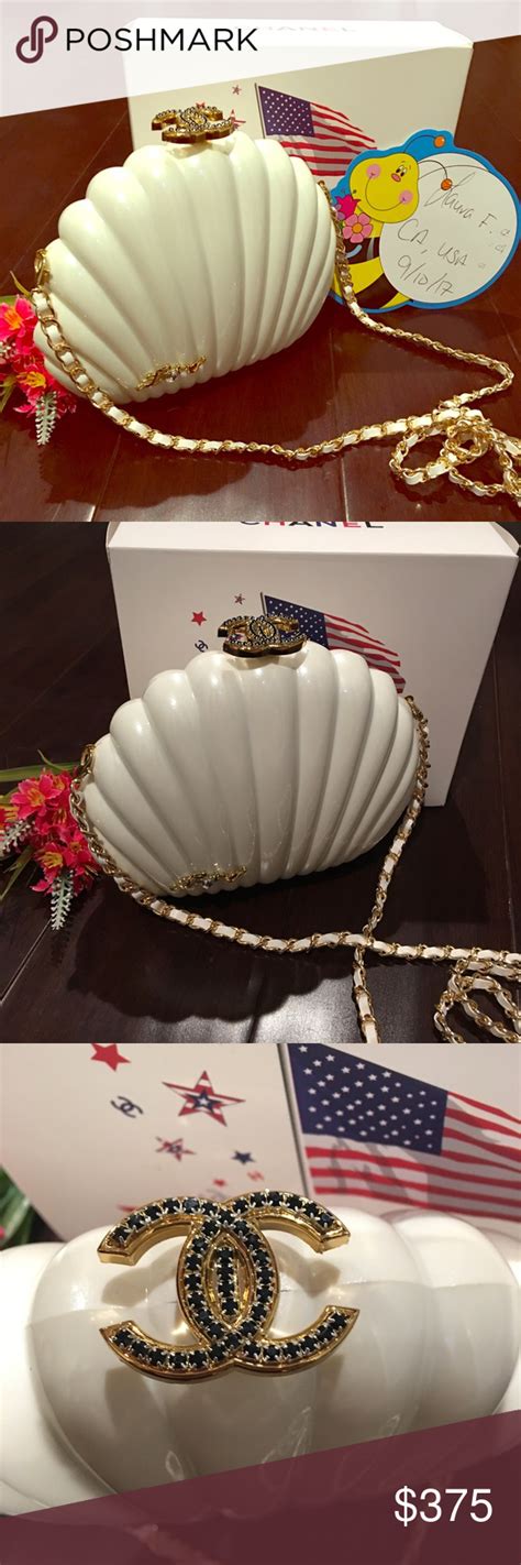 chanel shell clam bag 4 of july|Evening Bags .